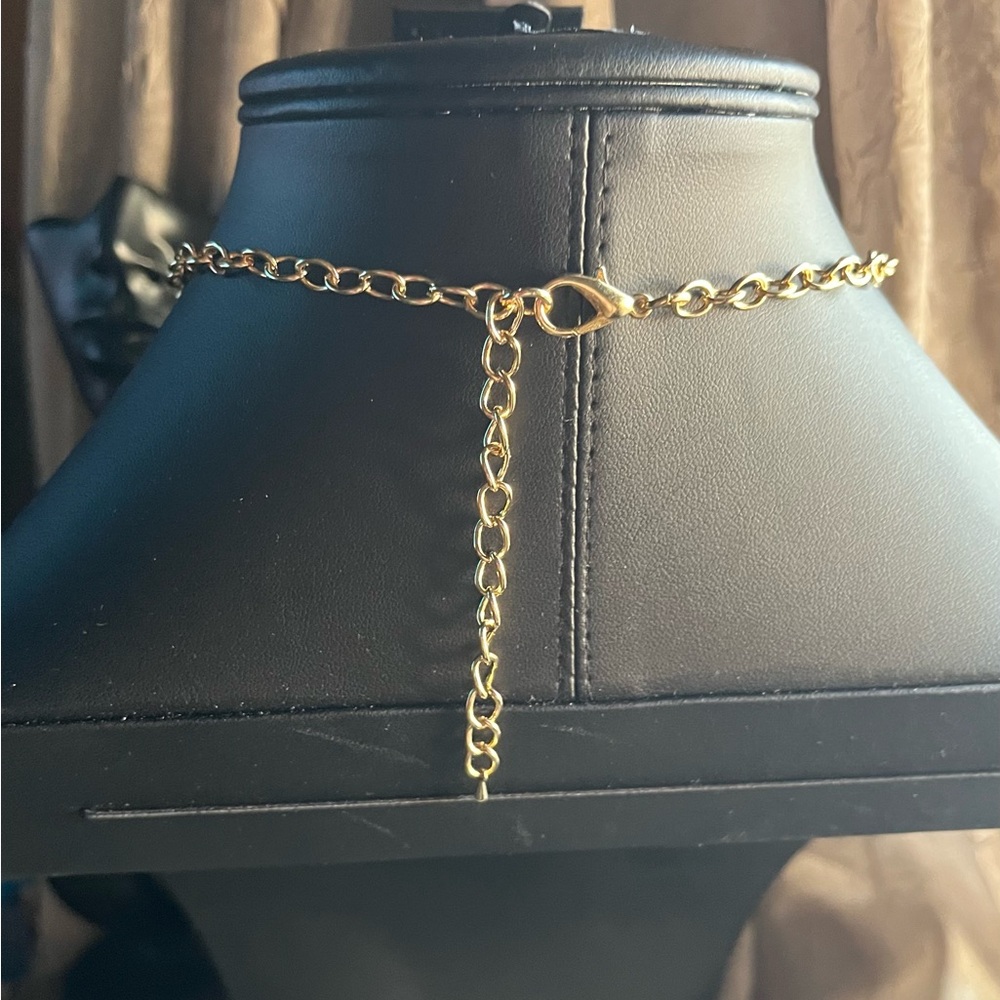 Statement Watermelon Rhinestone Necklace - image 3